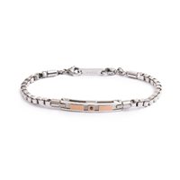 Pulsera Marlù Hombre Icons in Acero Zircone 30BR0022R - 30BR0022R